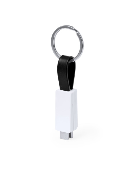 Cargador publicitario USB Tipo C, 65W, reciclado.
