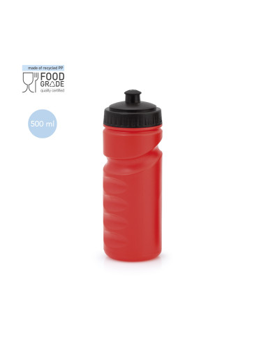Bidón personalizable ergonómico 500ml en PE.