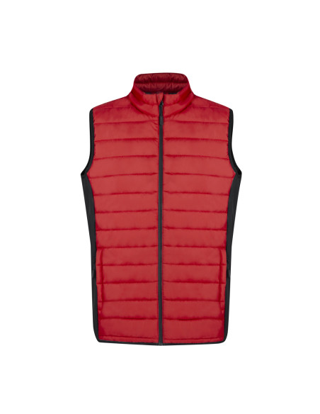 Chaleco personalizado bordado en resistente acolchado, S-XXL.