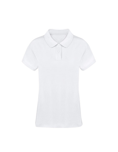 Polo Publicitarios Mujer, Blanco, Algodón, S-XXL.