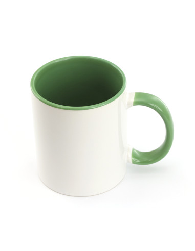 Taza Cerámica personalizable 350ml Exterior Blanco