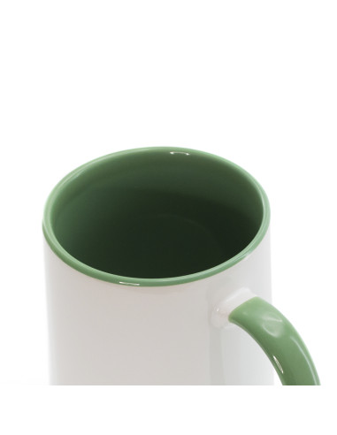 Taza Cerámica personalizable 350ml Exterior Blanco