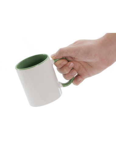 Taza Cerámica personalizable 350ml Exterior Blanco