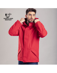 Parka personalizada e impermeable, forro polar, S-XXL.