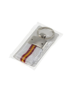 Llavero merchandising con bandera España y metal. 2