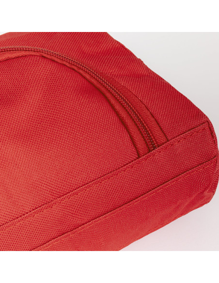 Neceser promocional en poliéster con bolsillo exterior 600D.