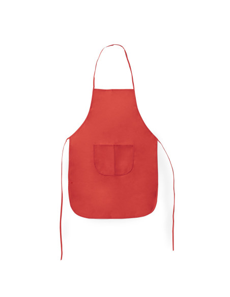 Delantal Non-Woven para Personalizar, Bolsillo y cintas ajustables