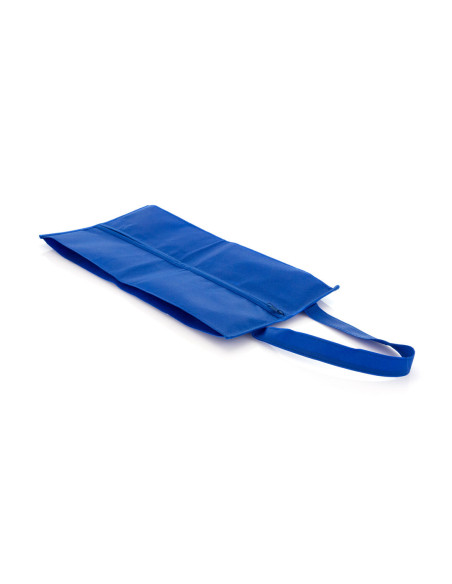 Zapatilleros personalizados en non-woven con cremallera.