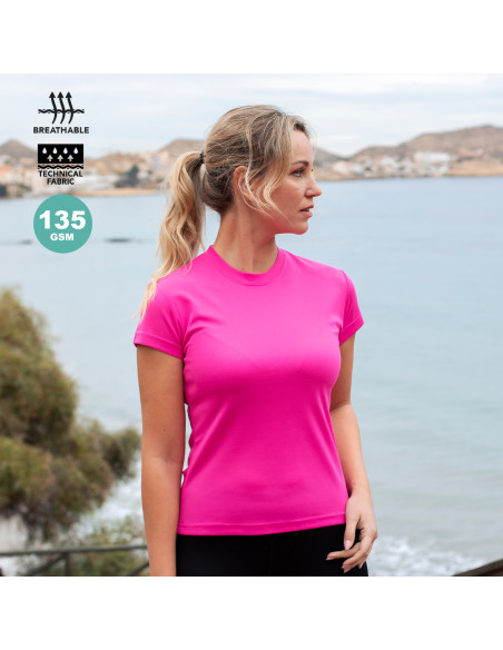 Camisetas técnicas Personalizadas para Mujeres 100% poliéster