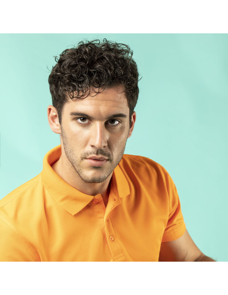 Polo Personalizado técnico 100% poliéster transpirable 180g/m2