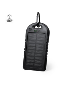 Power Bank Personalizado Solar, 4000 mAh, USB dual.