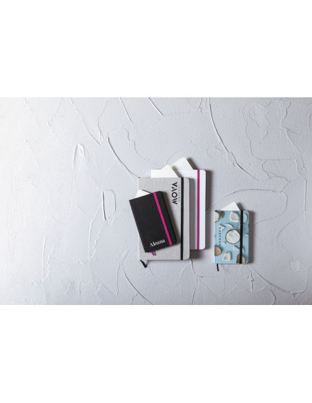 Bloc de Notas personalizado, Tapas suaves en resistente Cartón.