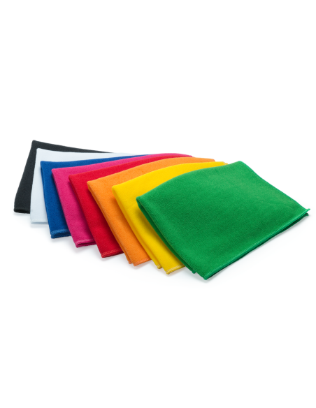 Toalla serigrafiada, 45x30 cm, microfibra, funda PVC.