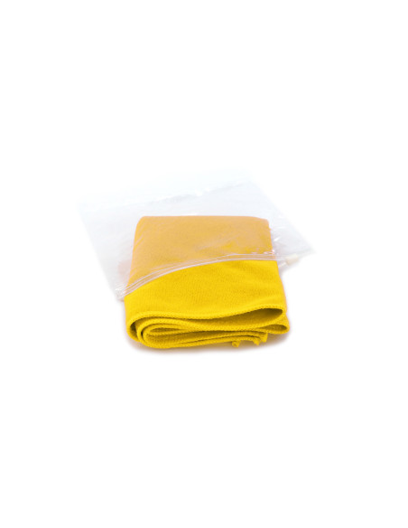 Toalla serigrafiada, 45x30 cm, microfibra, funda PVC.