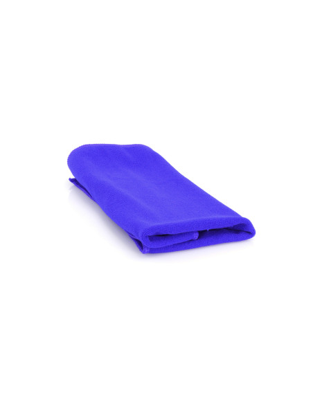 Toalla serigrafiada, 45x30 cm, microfibra, funda PVC.