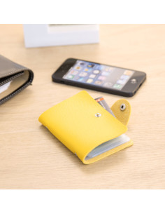 Tarjetero en polipiel personalizado con 10 compartimentos... 2