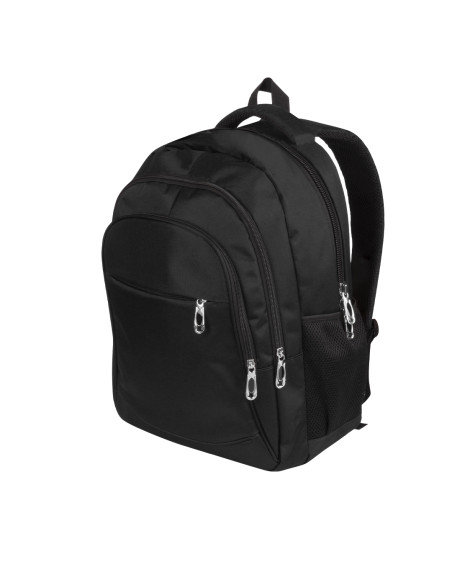 Mochila Publicitaria en Nylon 600D, Cremallera y bolsillos Frontales