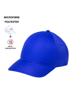 Gorra personalizada 6 paneles, microfibra y poliéster,...