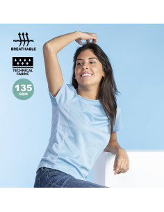Camiseta técnica Personalizada Chica 100% poliéster...