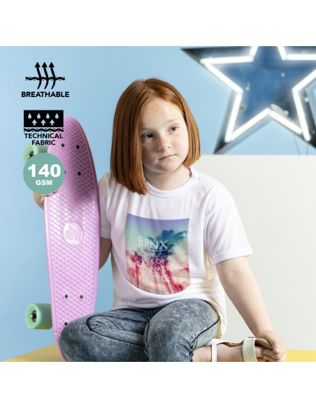 Camiseta Personalizada Niño 100% poliéster 140g/m²