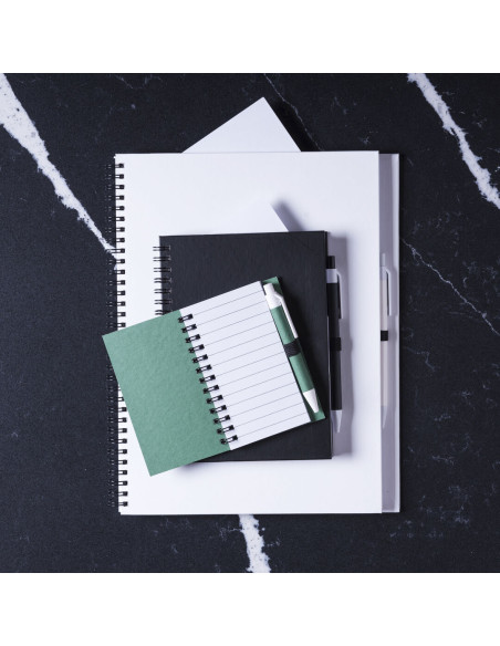 Libreta de Anillas Personalizada, Cartón Reciclado, Bolígrafo a juego