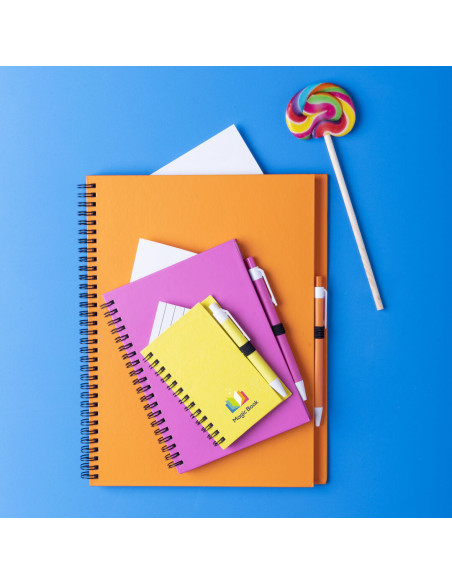 Libreta de Anillas Personalizada, Cartón Reciclado, Bolígrafo a juego