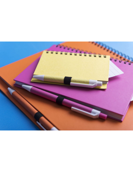 Libreta de Anillas Personalizada, Cartón Reciclado, Bolígrafo a juego