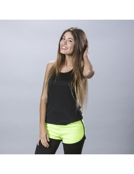 Camiseta Personalizada técnica tirantes Chica 100% poliéster