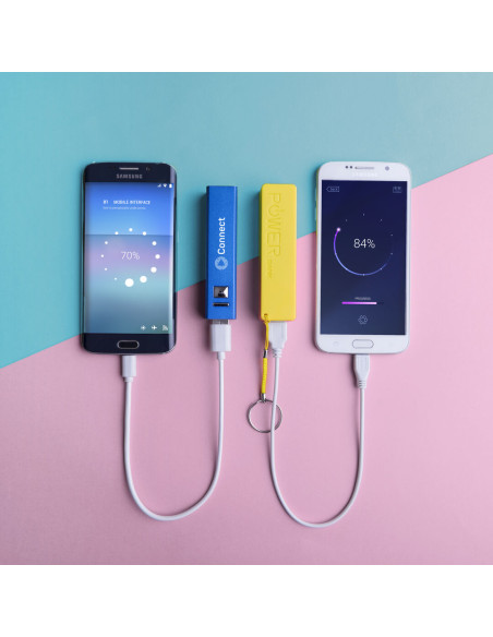Power Bank Personalizado en Aluminio, 2200 mAh.