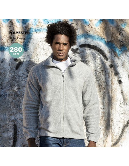 Chaqueta polar fleece personalizada en anti-pilling y tallas S-XXL.